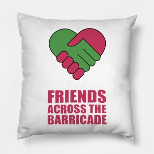 Derry Girls Friends Across the Barricade Pillow