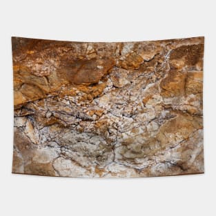 Smashed & Shattered Orange Rock Formation Tapestry