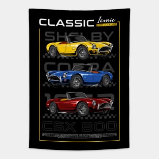 Vintage Cobra CSX Car Tapestry