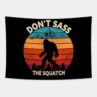 Don't Sass The Squatch Bigfoot Tapestry