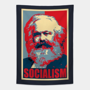 Karl Marx Socialism Pop Art T-Shirt Tapestry