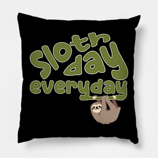 Sloth Day Everyday Pillow