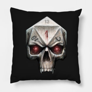 Skull D20 Pillow