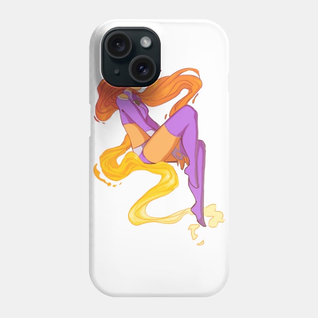 Starfire Phone Case by YanelyAguilarArt