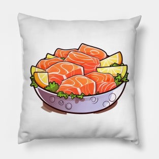 Feeling fancy with this fresh Japanese salmon sashimi Pillow