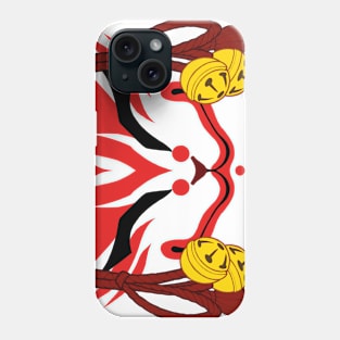 Kitsune Mask - V1 WHITE Phone Case