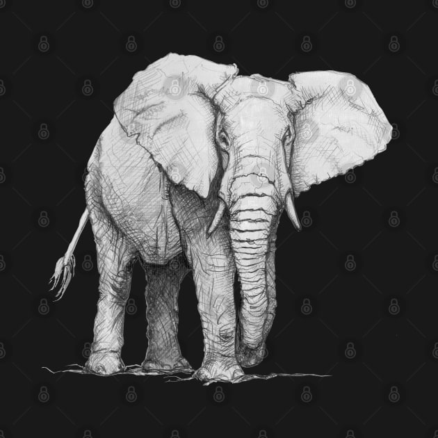 Gray Elephant by StarsDesigns