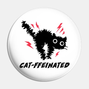 Cat-ffeinated Pin