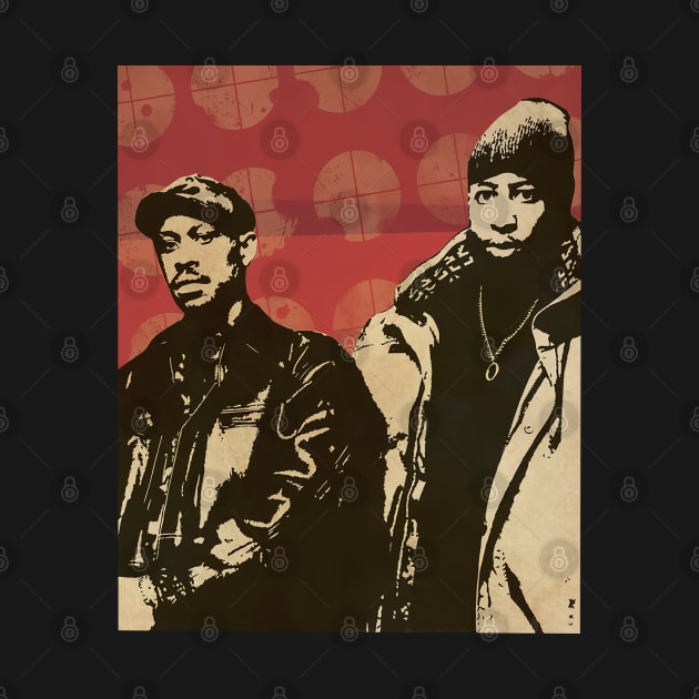 Gang Starr // Retro Poster Hiphop by kulinermodern