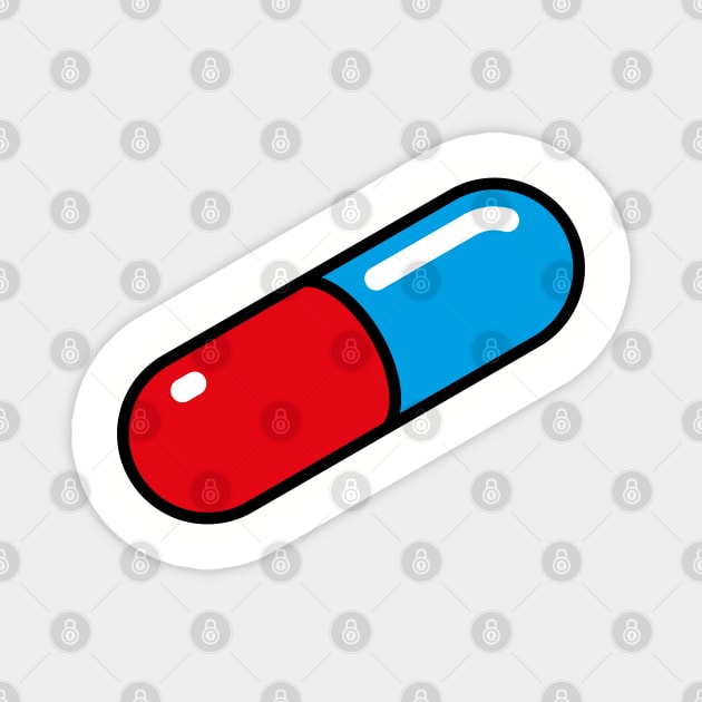 Akira Pill Magnet by Chairboy