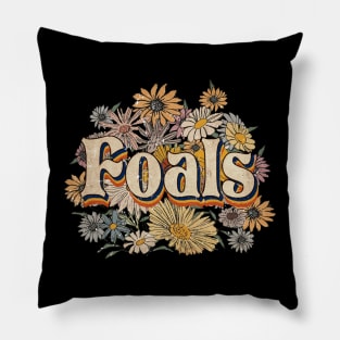 Personalized Foals Name Birthday Cab 70s 80s 90s Styles Pillow