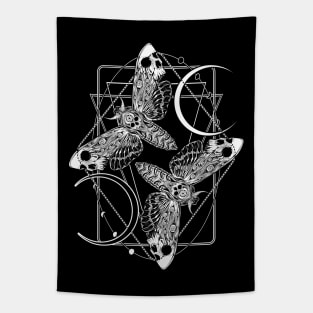 Dance of the Death Moths Tapestry