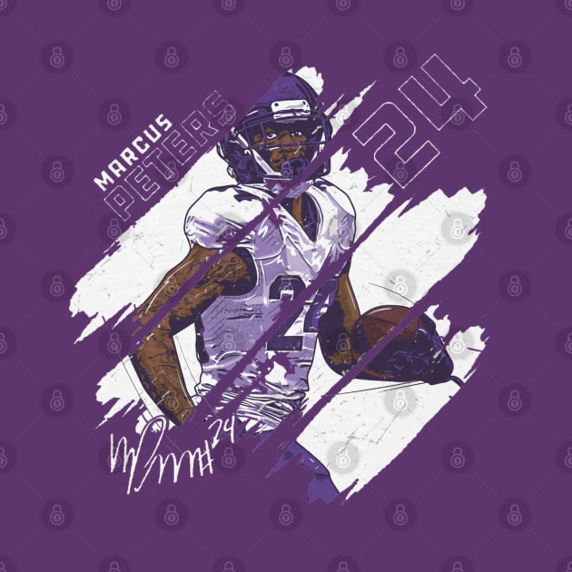 Marcus Peters Baltimore Stripes by MASTER_SHAOLIN