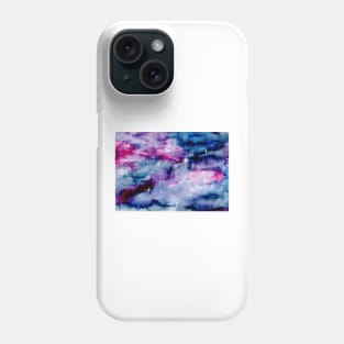 Galaxy starry sky pink purple blue Phone Case