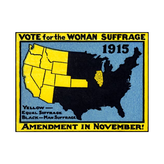 1915 Votes for American Women by historicimage