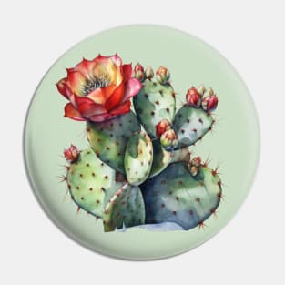 Blooming Cactus Pin