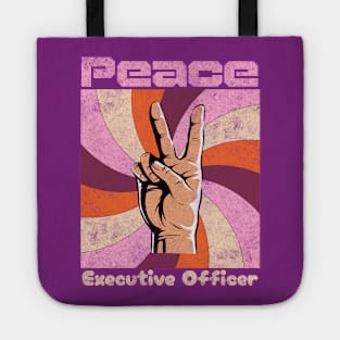 Peace In The 70s Style Tote