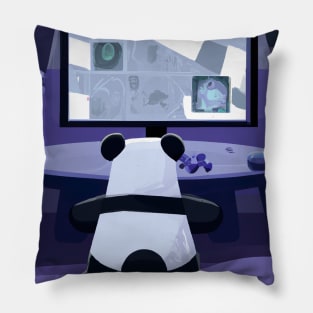 Gaming Panda Pillow