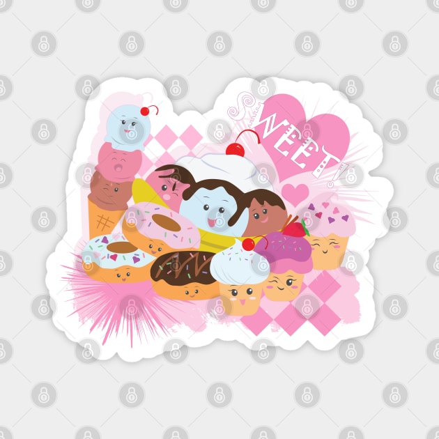 Sweet Treats Magnet by SakuraDragon