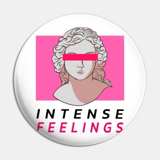 Ancient Greek Statue Illustration "INTENSE FEELINGS" Pin