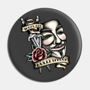 Old school Vendetta Pin