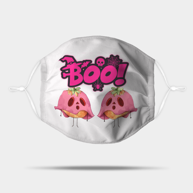 Boo funny pink pumpkin halloween breast cancer awareness - Breast