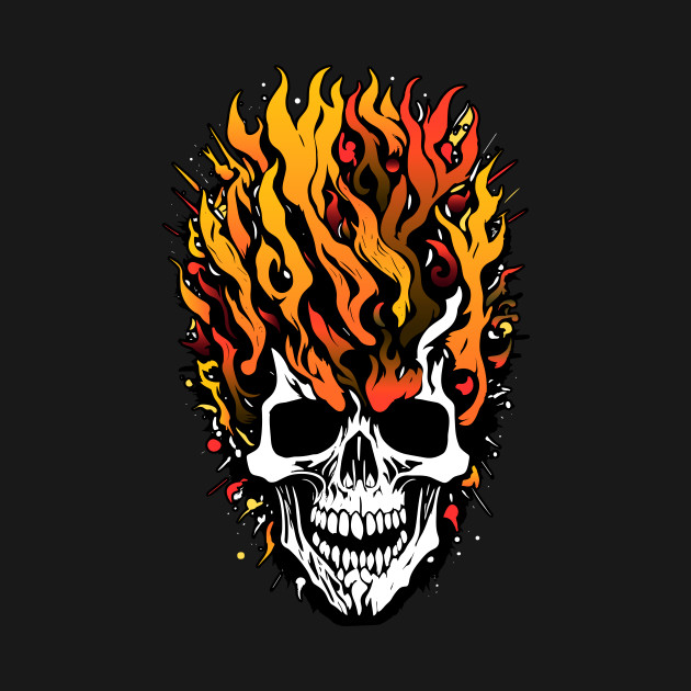 Fire skull by APDesign