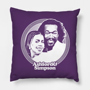 Ashford & Simpson /// 80s Retro Soul Fan Design Pillow