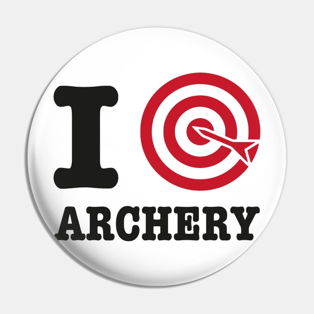 Archery Target Pin by Ramateeshop