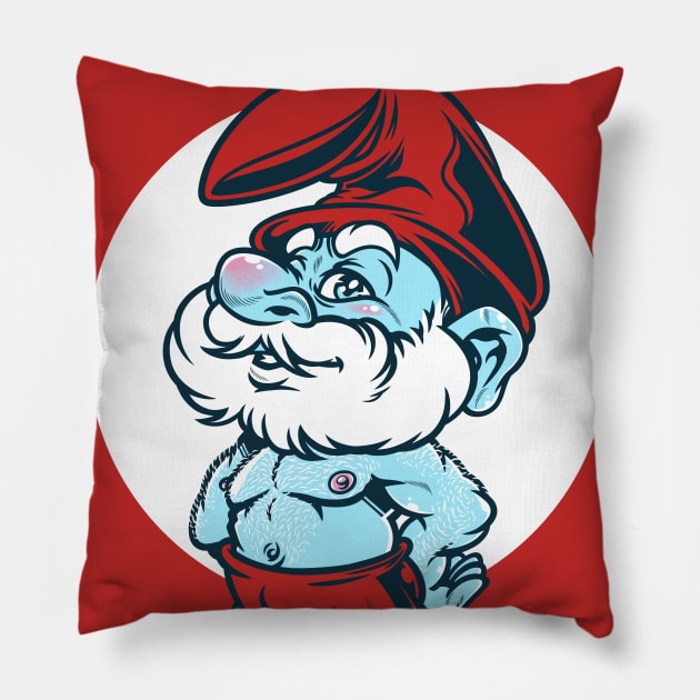 Tuff Toons - Daddy Smurf Pillow by GillesBone