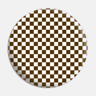 Brown Checkered Pin