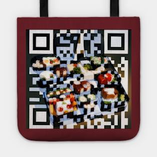 RickRoll QR Code -- Bento Box Painting Tote