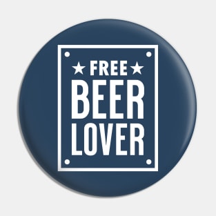 Free Beer Lover 01 Pin