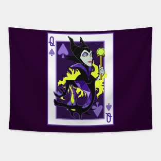 Evil queen of Spades Tapestry