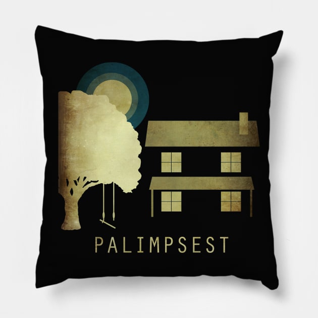 Palimpsest Logo Pillow by Palimpsest Podcast