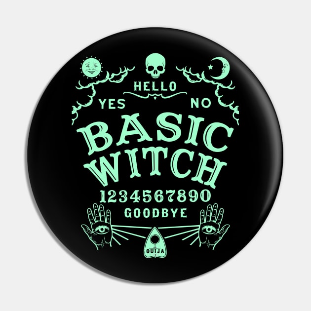 Basic Witch Ouija Board Pin by ShirtFace