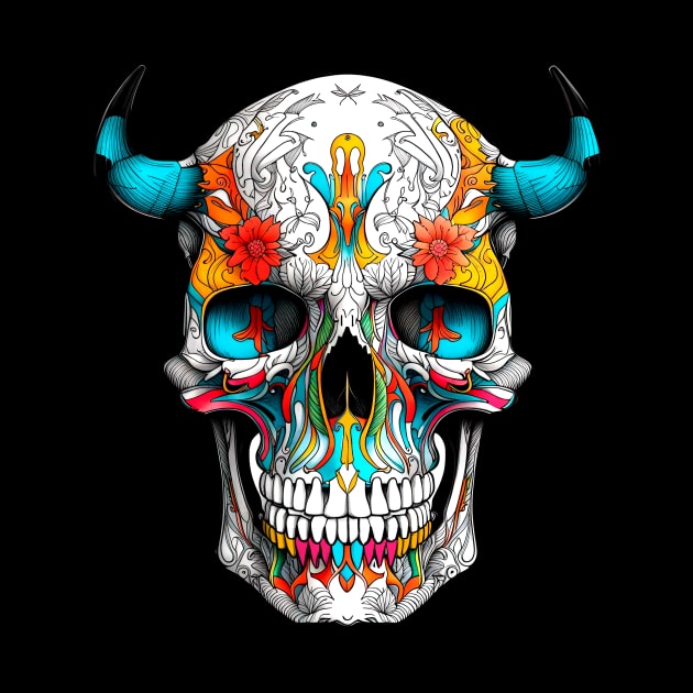 Demon skull by Skulls To Go