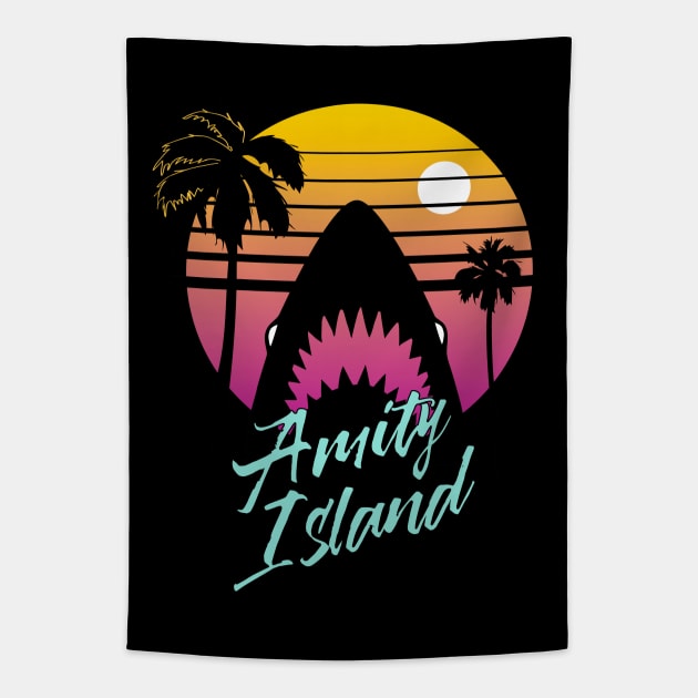 Amity Island Tapestry by katiestack.art