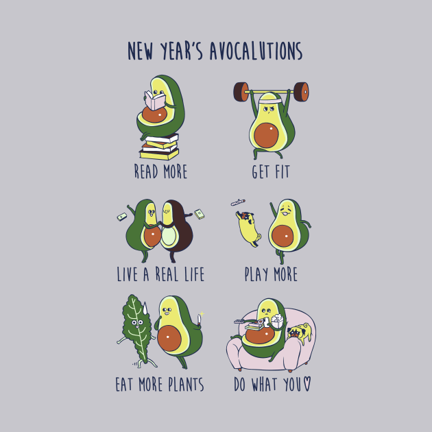 New Year's Resolutions with Avocado by huebucket