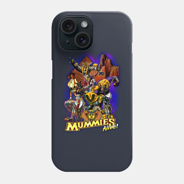 MUMMIES ALIVE! Phone Case by The Dark Vestiary