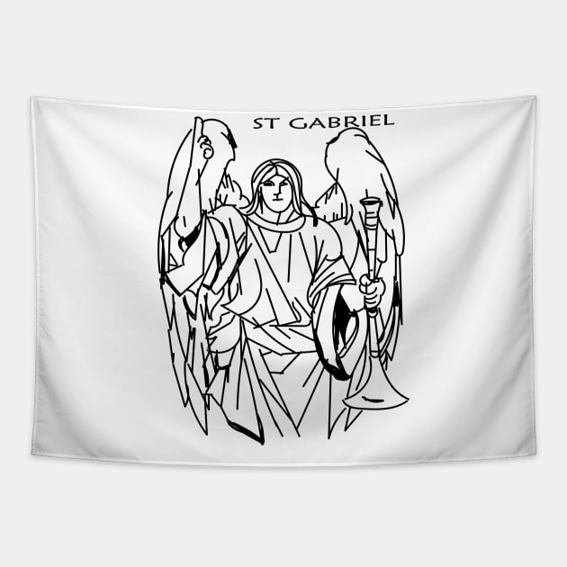 ST GABRIEL Tapestry by FlorenceFashionstyle