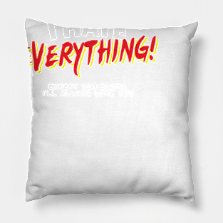 I Hate Everything Except Bacon Pillow