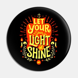 Let Your Light Shine KJV - Matthew 5:16 Pin