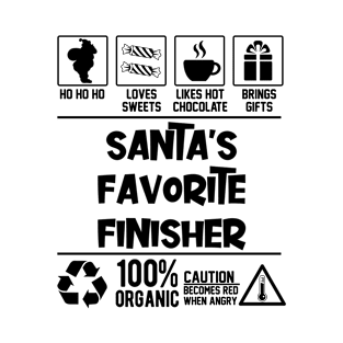 Santa's Favorite Finisher Santa Claus T-Shirt