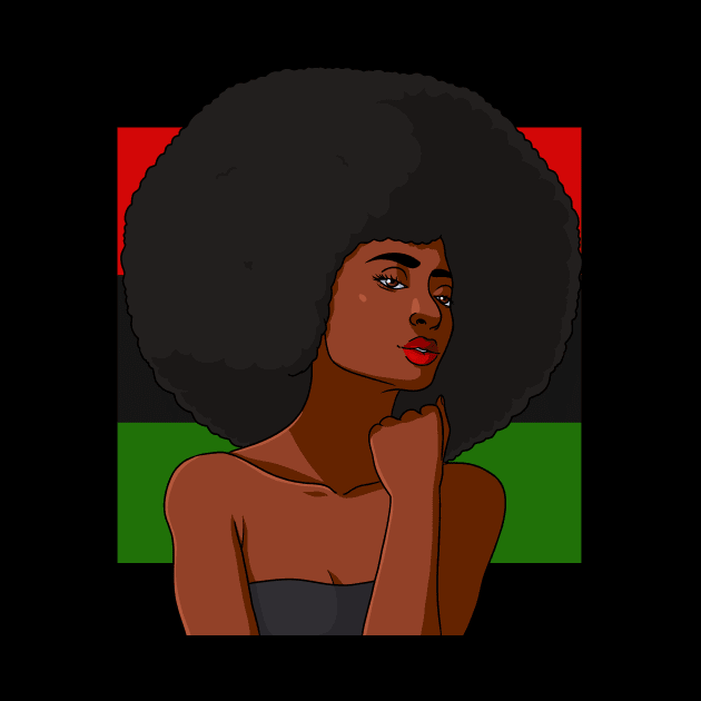 Melanin Queen Black Girl Magic Pride by Noseking