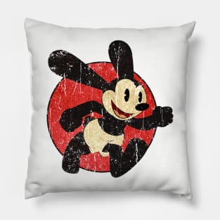 Vintage Oswald The Lucky Rabbit Keep Walking 1927 Pillow