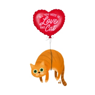 Love and Cat T-Shirt