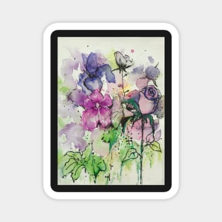 Floral Doodle Dandy Magnet