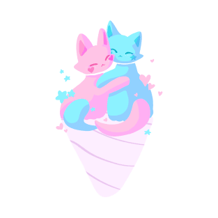 Cotton Candy Kitties T-Shirt