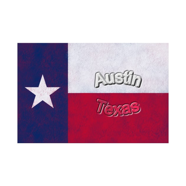 Austin Texas Flag by rand0mity